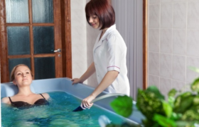 Therapeutic baths for rheumatism.