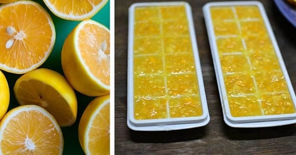 Frozen lemon.